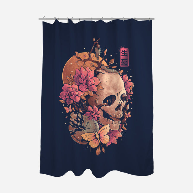 Time Of The Death-none polyester shower curtain-eduely