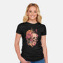 Time Of The Death-womens fitted tee-eduely