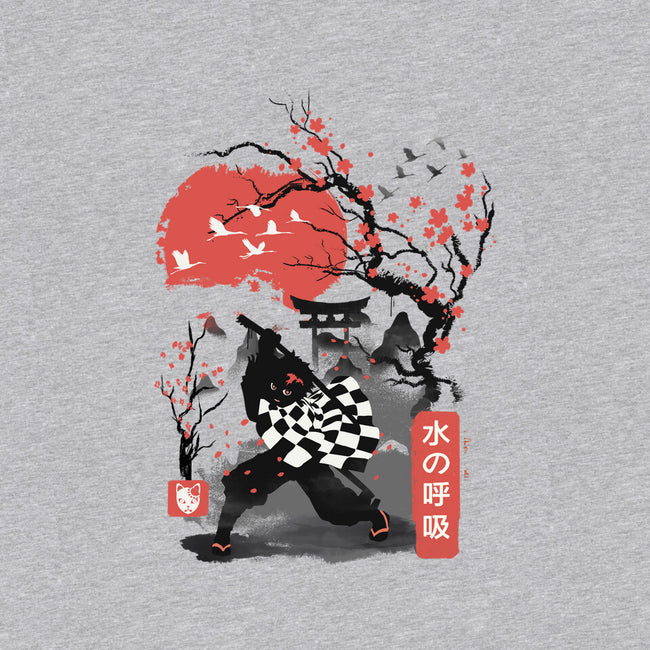 Cherry Blossom Tanjiro-womens v-neck tee-dandingeroz