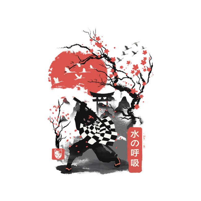Cherry Blossom Tanjiro-mens heavyweight tee-dandingeroz