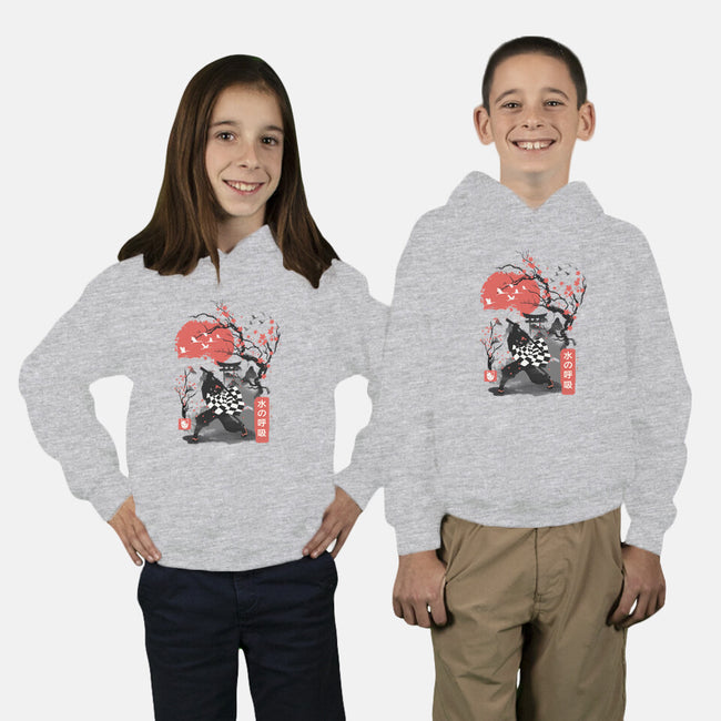 Cherry Blossom Tanjiro-youth pullover sweatshirt-dandingeroz