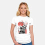 Cherry Blossom Tanjiro-womens fitted tee-dandingeroz