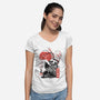 Cherry Blossom Tanjiro-womens v-neck tee-dandingeroz