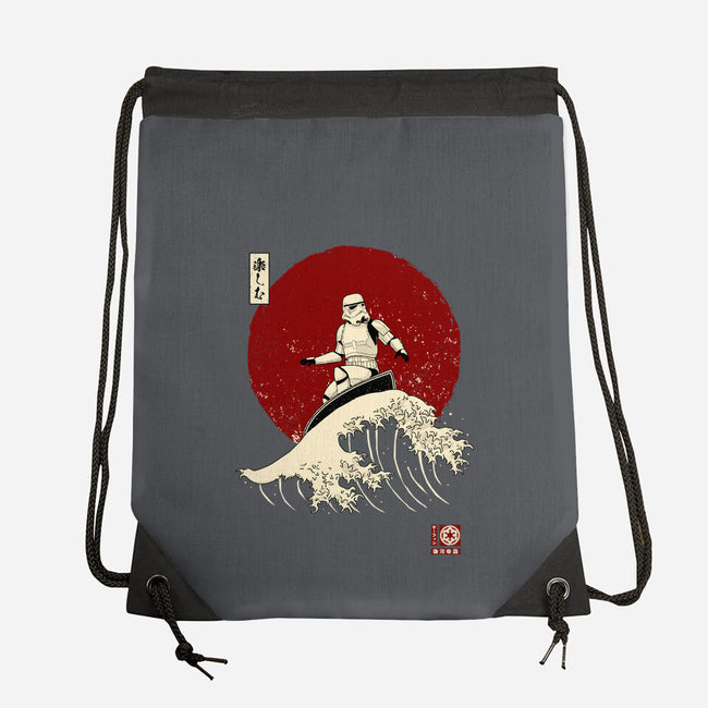 Empire Wave-none drawstring bag-retrodivision