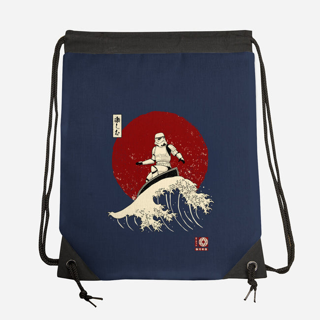 Empire Wave-none drawstring bag-retrodivision