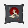 Empire Wave-none removable cover w insert throw pillow-retrodivision