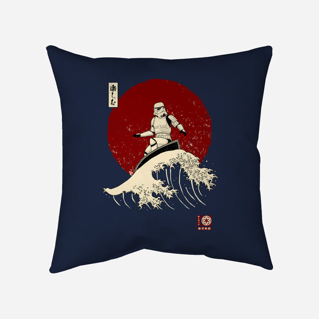 Empire Wave-none removable cover w insert throw pillow-retrodivision