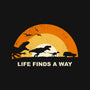 Finds A Way-womens v-neck tee-retrodivision