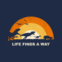 Finds A Way-womens fitted tee-retrodivision