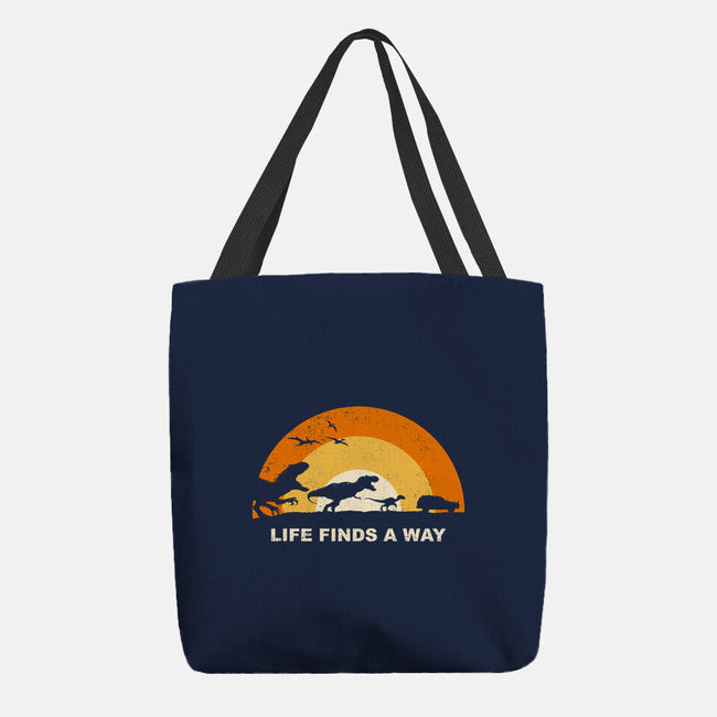 Finds A Way-none basic tote bag-retrodivision