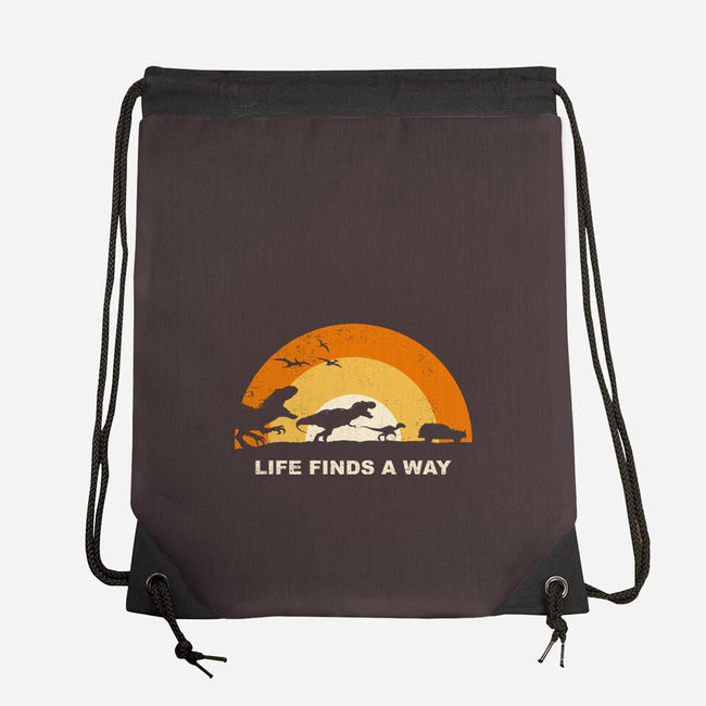 Finds A Way-none drawstring bag-retrodivision