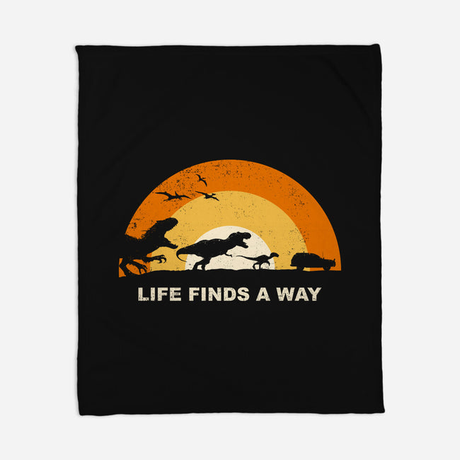 Finds A Way-none fleece blanket-retrodivision