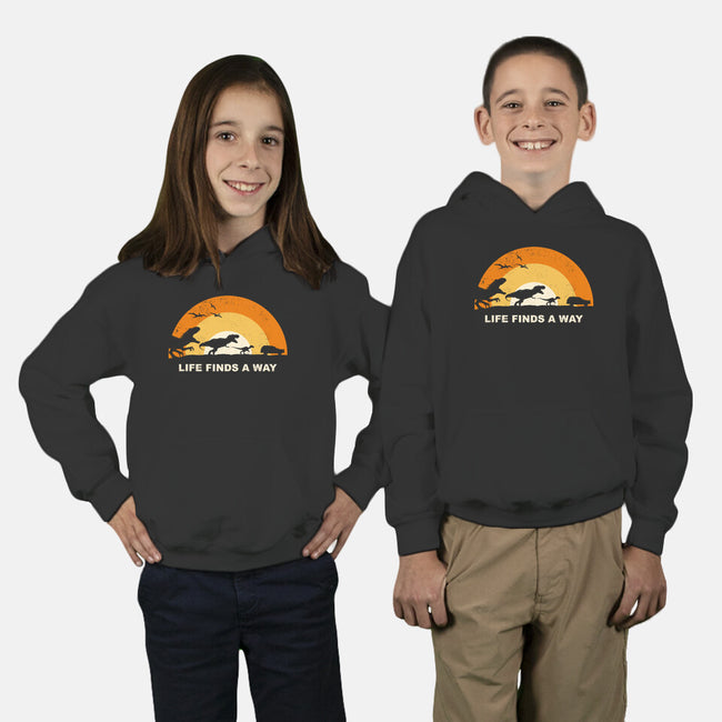 Finds A Way-youth pullover sweatshirt-retrodivision