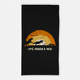 Finds A Way-none beach towel-retrodivision