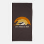 Finds A Way-none beach towel-retrodivision