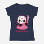 Creepy Summer Vibes-womens v-neck tee-xMorfina