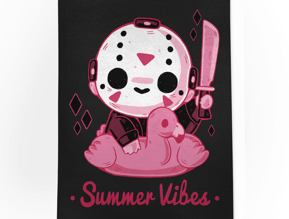 Creepy Summer Vibes-none indoor rug-xMorfina by TeeFury