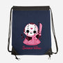 Creepy Summer Vibes-none drawstring bag-xMorfina
