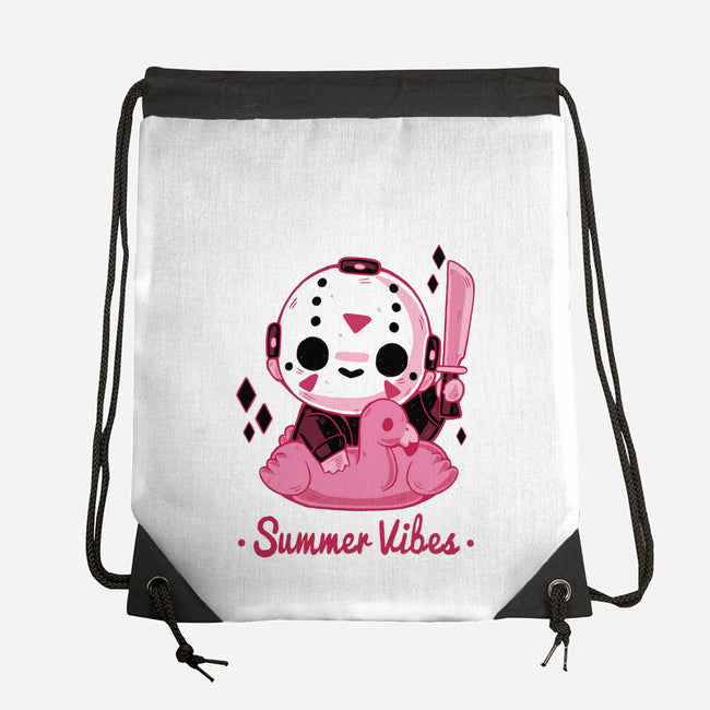 Creepy Summer Vibes-none drawstring bag-xMorfina