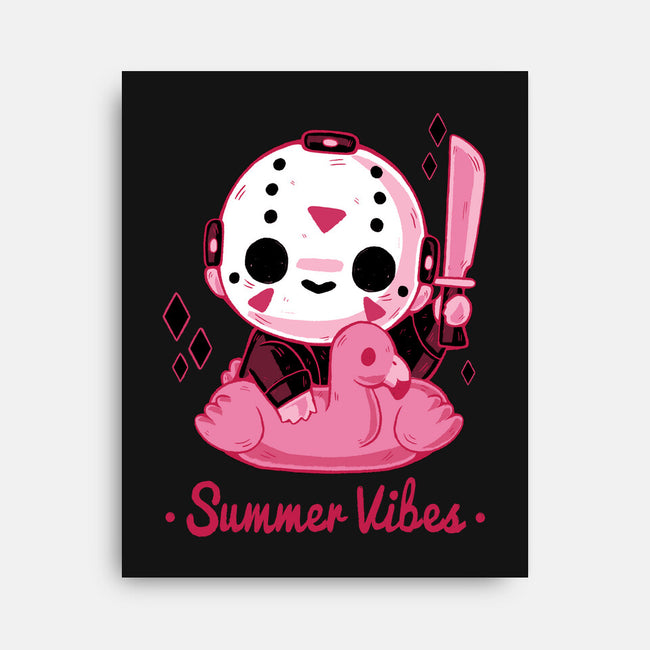 Creepy Summer Vibes-none stretched canvas-xMorfina