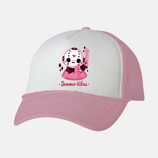 Creepy Summer Vibes-unisex trucker hat-xMorfina