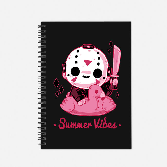 Creepy Summer Vibes-none dot grid notebook-xMorfina