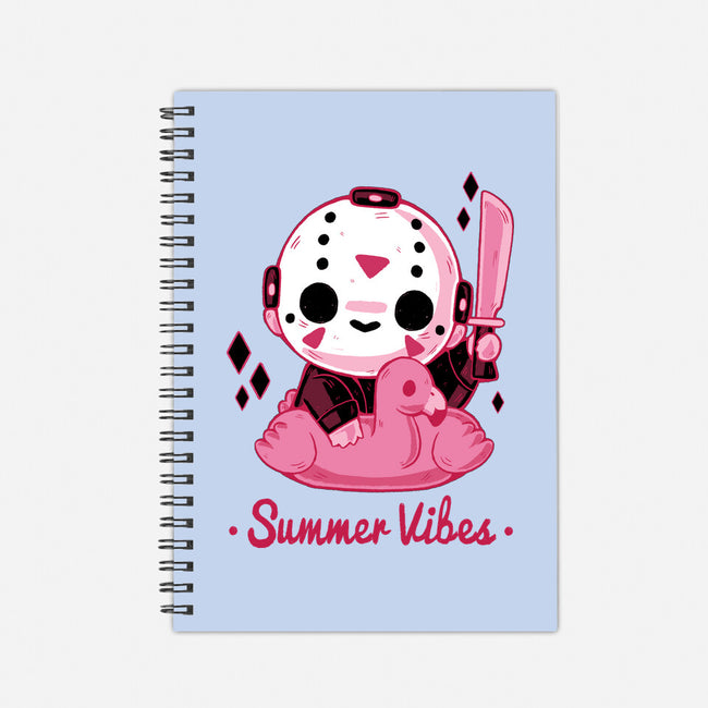 Creepy Summer Vibes-none dot grid notebook-xMorfina
