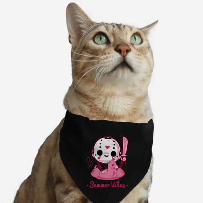 Creepy Summer Vibes-cat adjustable pet collar-xMorfina