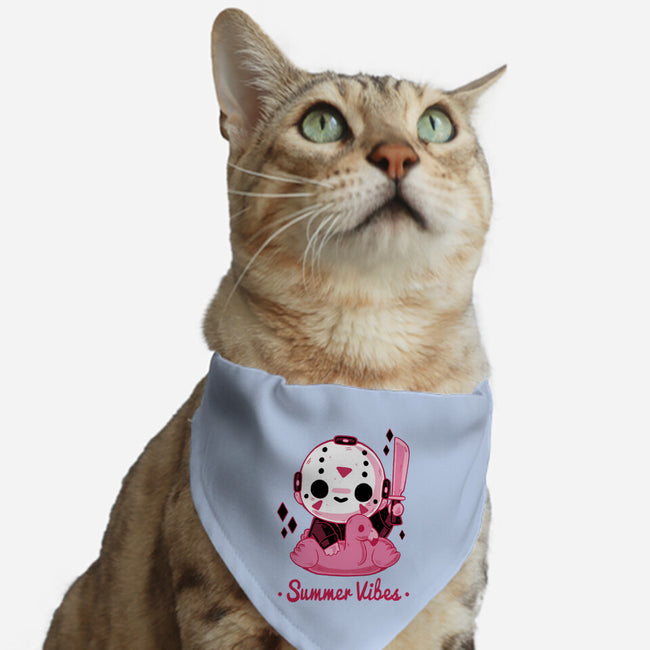 Creepy Summer Vibes-cat adjustable pet collar-xMorfina