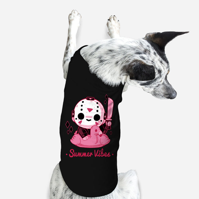 Creepy Summer Vibes-dog basic pet tank-xMorfina
