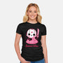 Creepy Summer Vibes-womens fitted tee-xMorfina