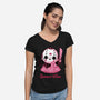 Creepy Summer Vibes-womens v-neck tee-xMorfina