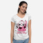 Creepy Summer Vibes-womens v-neck tee-xMorfina