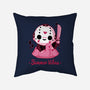 Creepy Summer Vibes-none removable cover w insert throw pillow-xMorfina