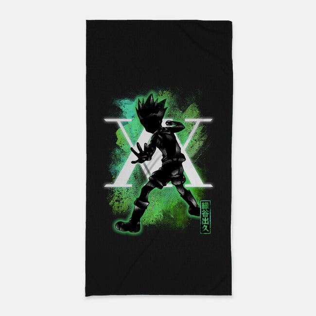 Cosmic Hunter-none beach towel-fanfreak1