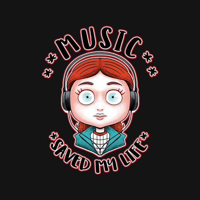 Music Saved My Life-womens v-neck tee-Andriu