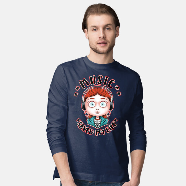 Music Saved My Life-mens long sleeved tee-Andriu