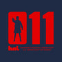 Number Eleven-none removable cover w insert throw pillow-demonigote