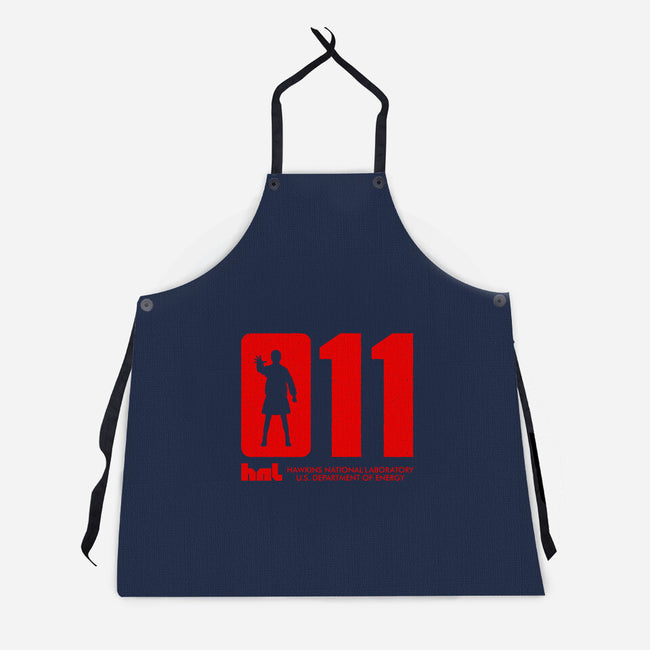 Number Eleven-unisex kitchen apron-demonigote