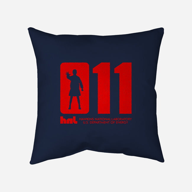 Number Eleven-none removable cover w insert throw pillow-demonigote