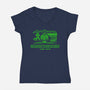 Camp Trail-womens v-neck tee-demonigote
