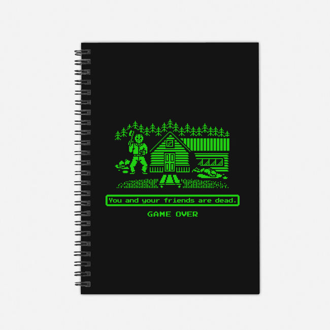 Camp Trail-none dot grid notebook-demonigote