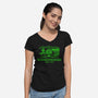 Camp Trail-womens v-neck tee-demonigote