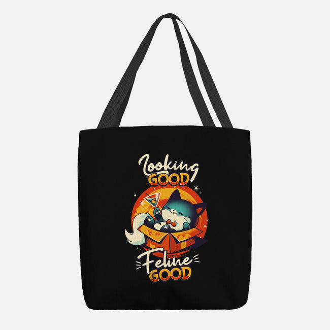 Feline Good-none basic tote bag-Snouleaf