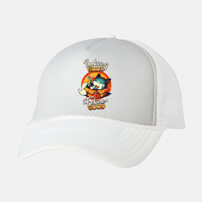 Feline Good-unisex trucker hat-Snouleaf