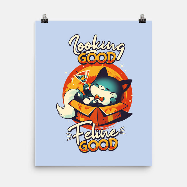 Feline Good-none matte poster-Snouleaf