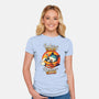 Feline Good-womens fitted tee-Snouleaf