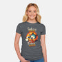 Feline Good-womens fitted tee-Snouleaf