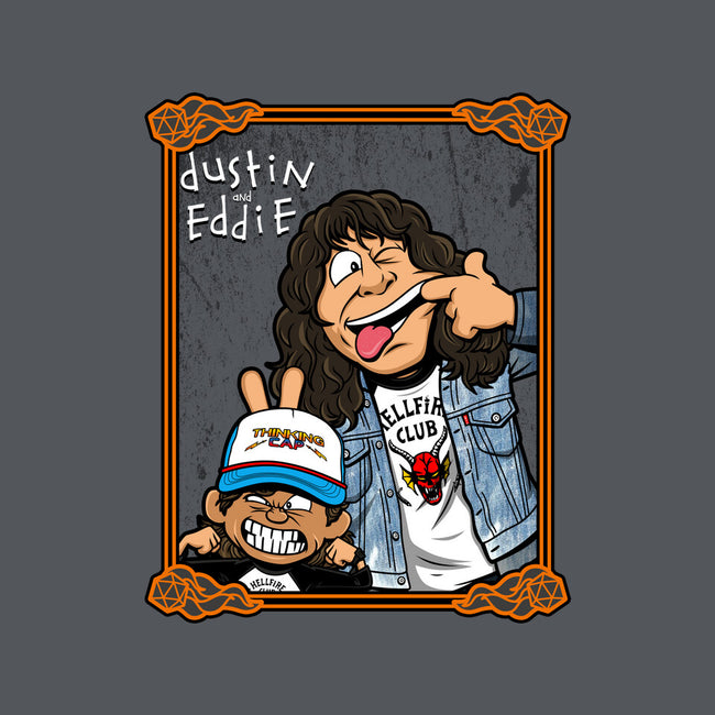 Dustin And Eddie-none drawstring bag-Boggs Nicolas
