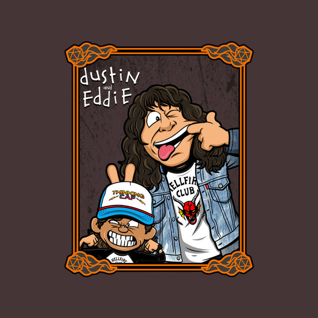 Dustin And Eddie-none drawstring bag-Boggs Nicolas